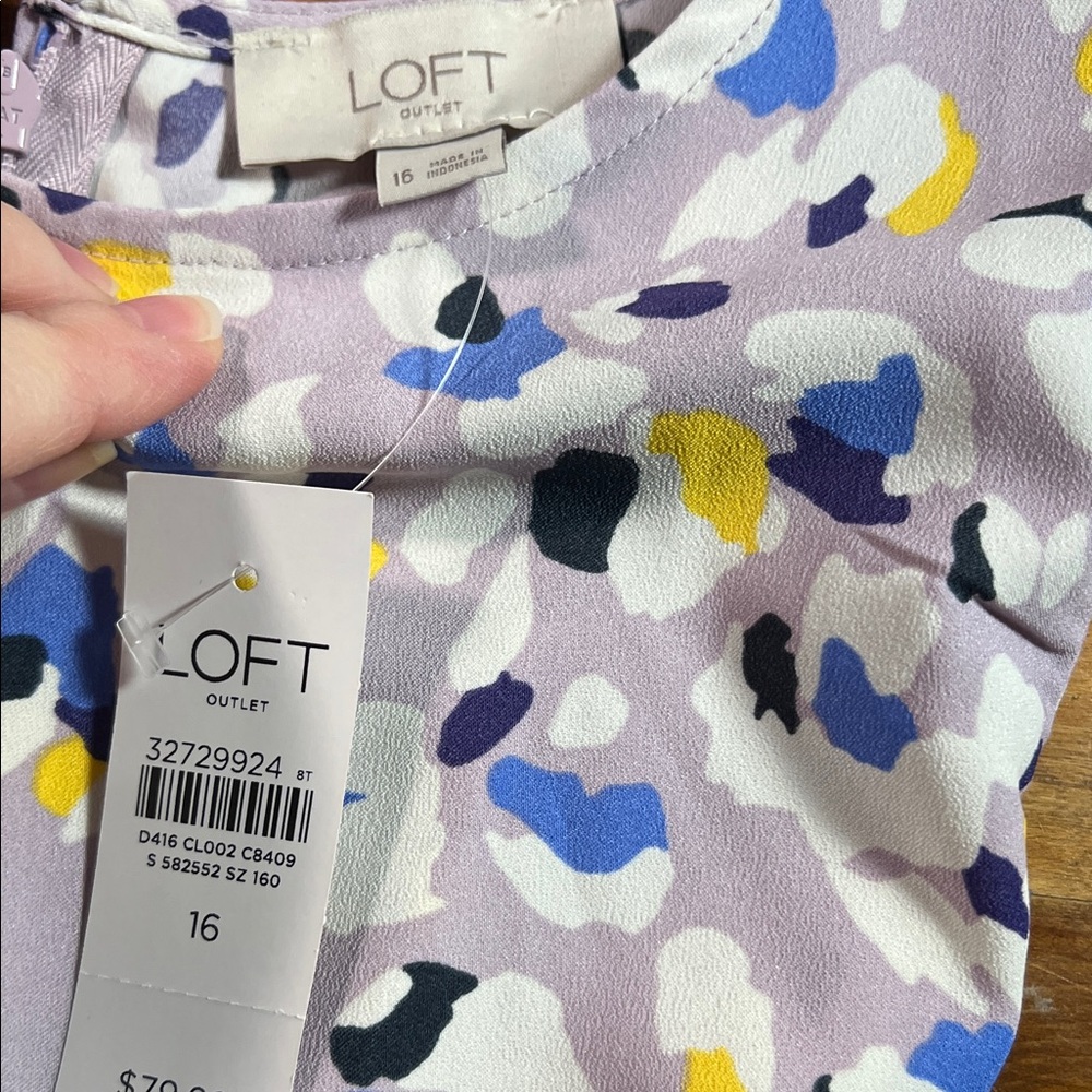 NWT LOFT Women's Sleeveless Midi Dress - Picture 8 of 8